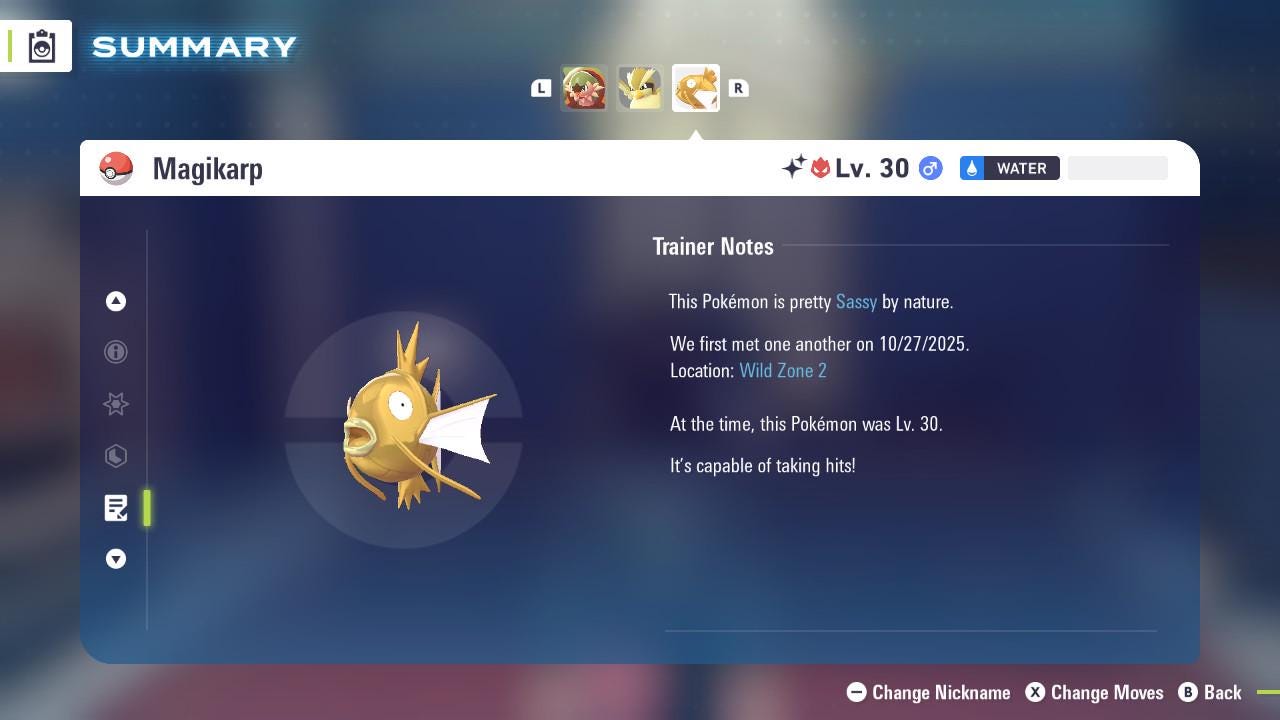 ALPHA SHINY 6IV Magikarp / Pokémon Legends ZA / 6IV Pokemon / Shiny Pokemon / Competitive / Fast Trade / Pokerus / Rare Pokemon