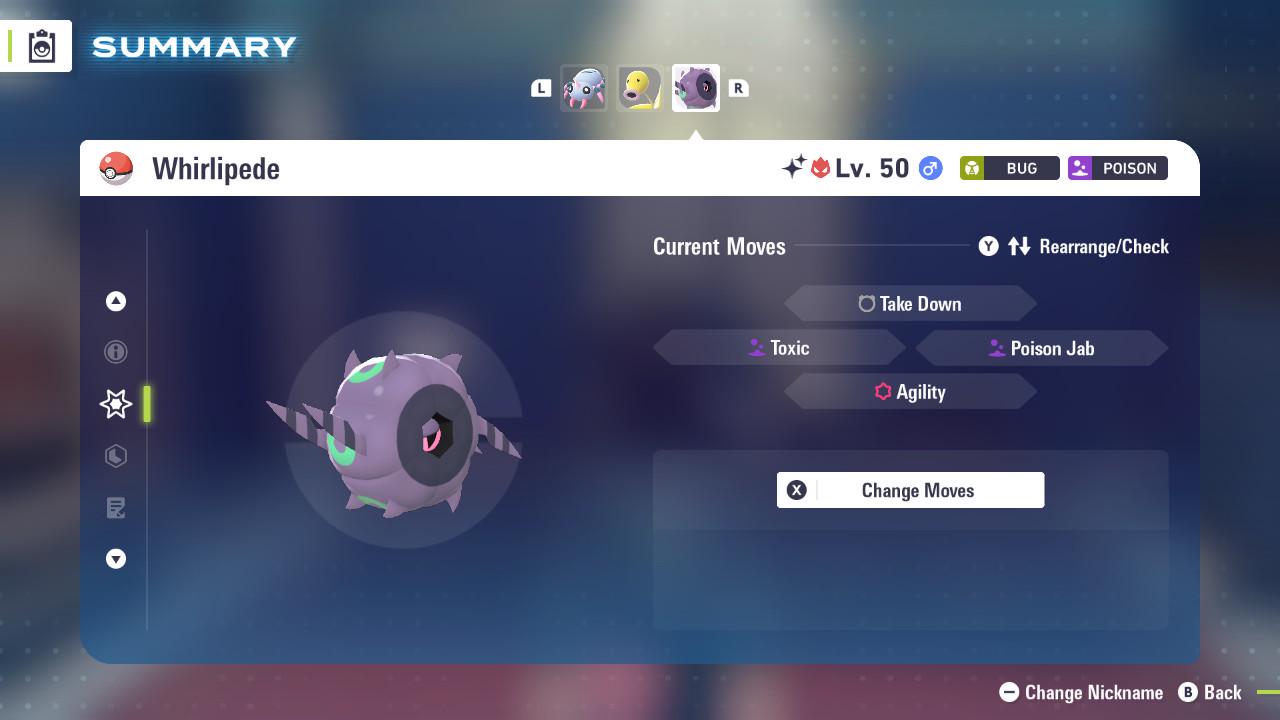 ALPHA SHINY 6IV Whirlipede / Pokémon Legends ZA / 6IV Pokemon / Shiny Pokemon / Competitive / Fast Trade / Pokerus / Rare Pokemon