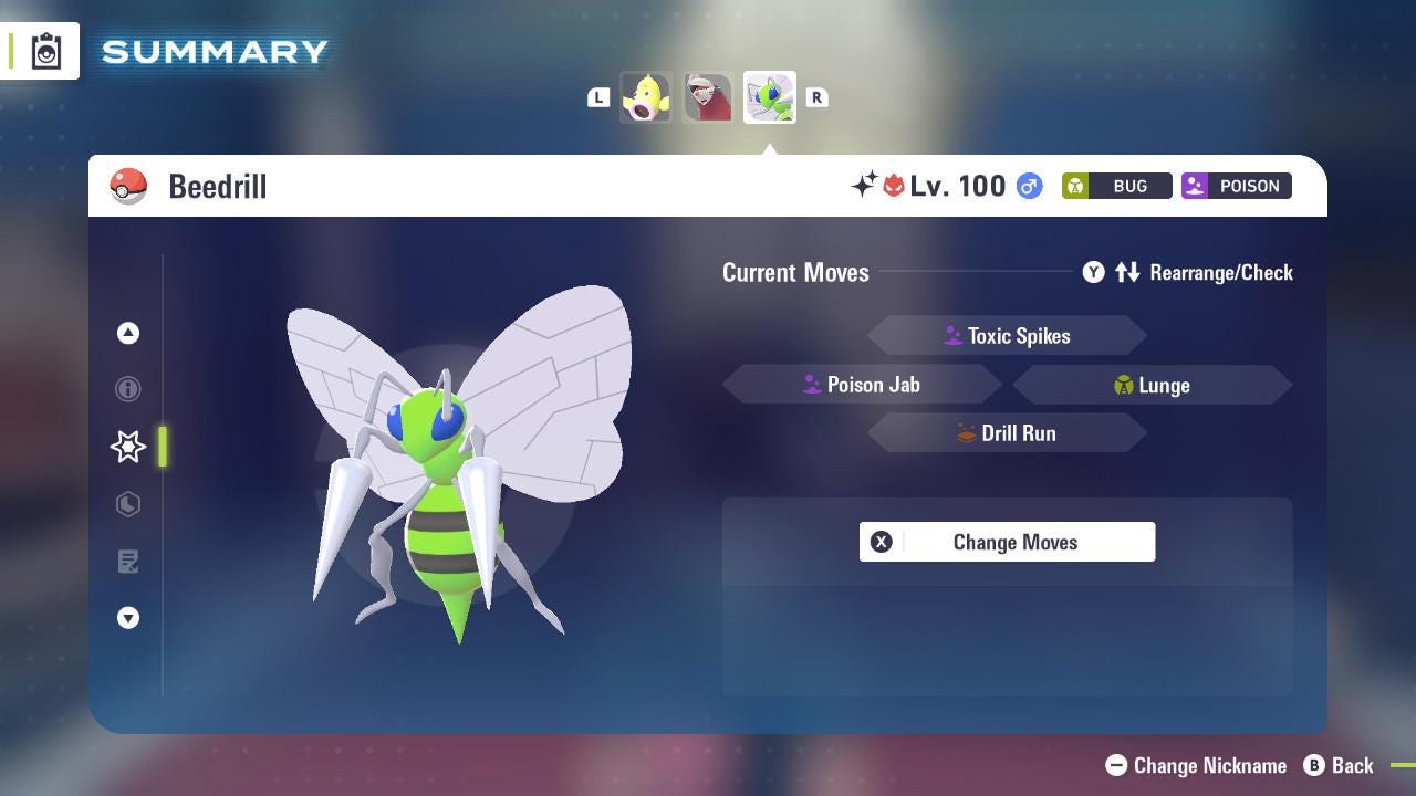 ALPHA SHINY 6IV Beedrill / Pokémon Legends ZA / 6IV Pokemon / Shiny Pokemon / Competitive / Fast Trade / Pokerus / Rare Pokemon