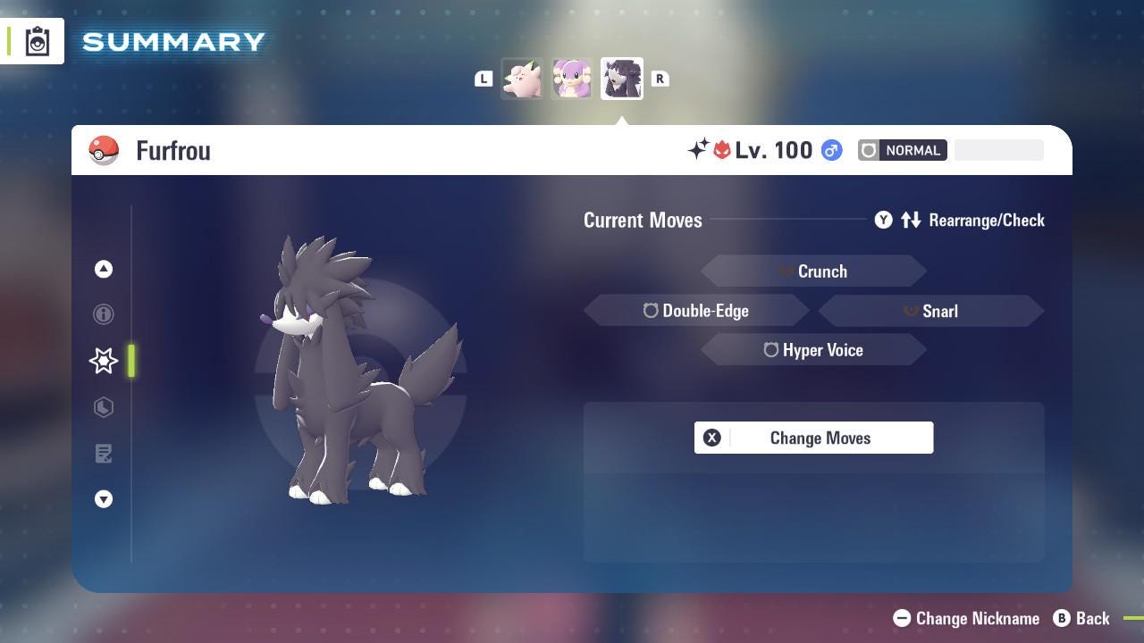 ALPHA SHINY 6IV Furfrou / Pokemon Legends Z-A / 6IV Pokemon / Shiny Pokemon / Competitive / Fast Trade / Pokerus / Rare Pokemon