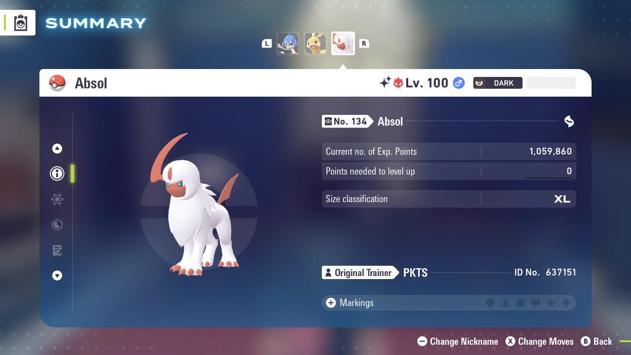 ALPHA SHINY 6IV Absol / Pokemon Legends Z-A / 6IV Pokemon / Shiny Pokemon / Competitive / Fast Trade / Pokerus / Rare Pokemon
