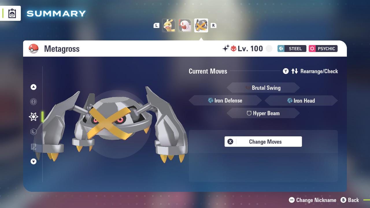 ALPHA SHINY 6IV Metagross / Pokémon Legends ZA / 6IV Pokemon / Shiny Pokemon / Competitive / Fast Trade / Pokerus / Rare Pokemon