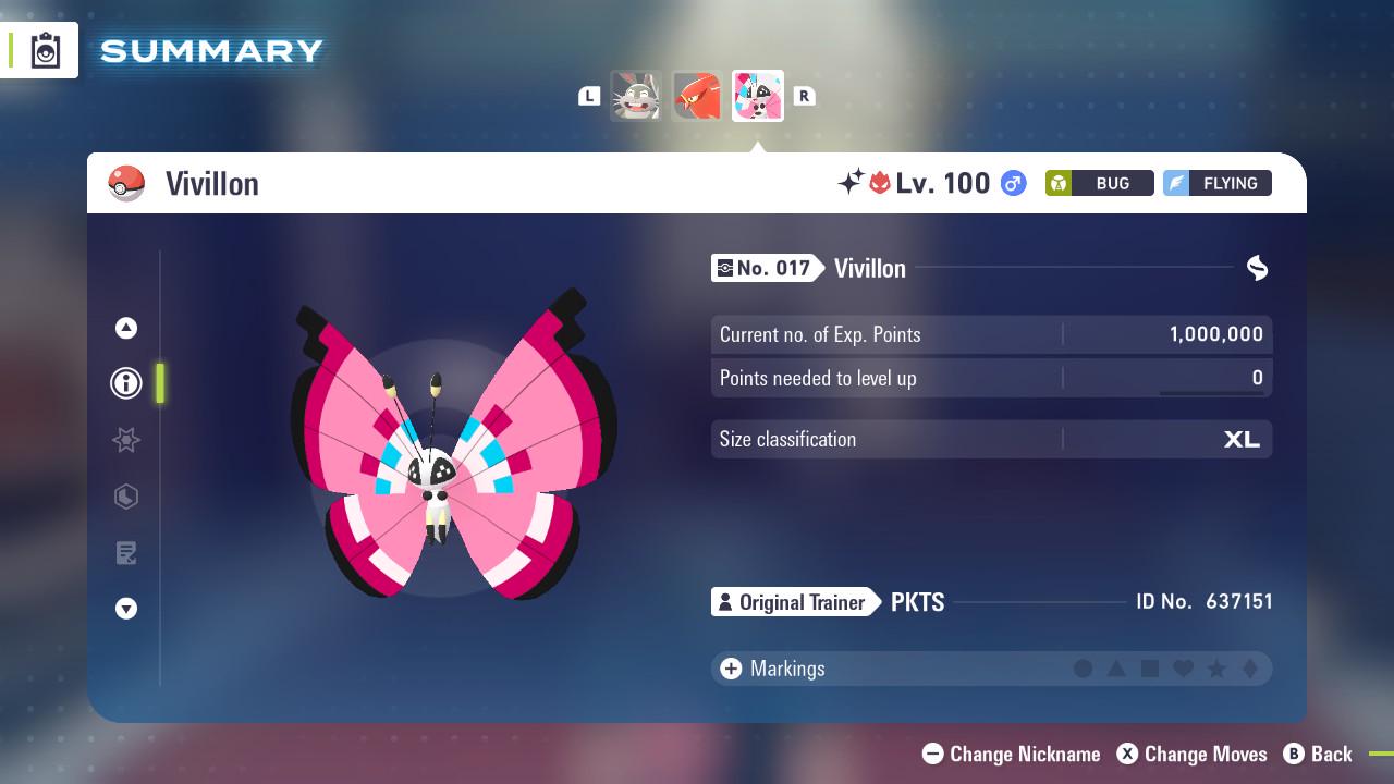 ALPHA SHINY 6IV Vivillon / Pokémon Legends ZA / 6IV Pokemon / Shiny Pokemon / Competitive / Fast Trade / Pokerus / Rare Pokemon