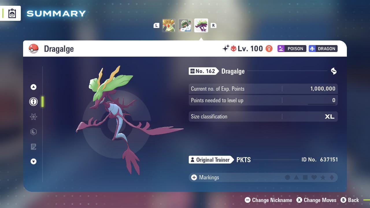 ALPHA SHINY 6IV Dragalge / Pokémon Legends ZA / 6IV Pokemon / Shiny Pokemon / Competitive / Fast Trade / Pokerus / Rare Pokemon