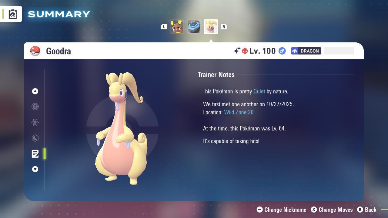 ALPHA SHINY 6IV Goodra / Pokémon Legends ZA / 6IV Pokemon / Shiny Pokemon / Competitive / Fast Trade / Pokerus / Rare Pokemon