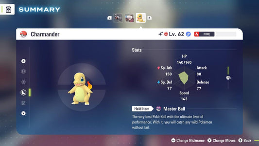 ALPHA SHINY 6IV Charmander / Pokémon Legends ZA / 6IV Pokemon / Shiny Pokemon / Competitive / Fast Trade / Pokerus / Rare Pokemon