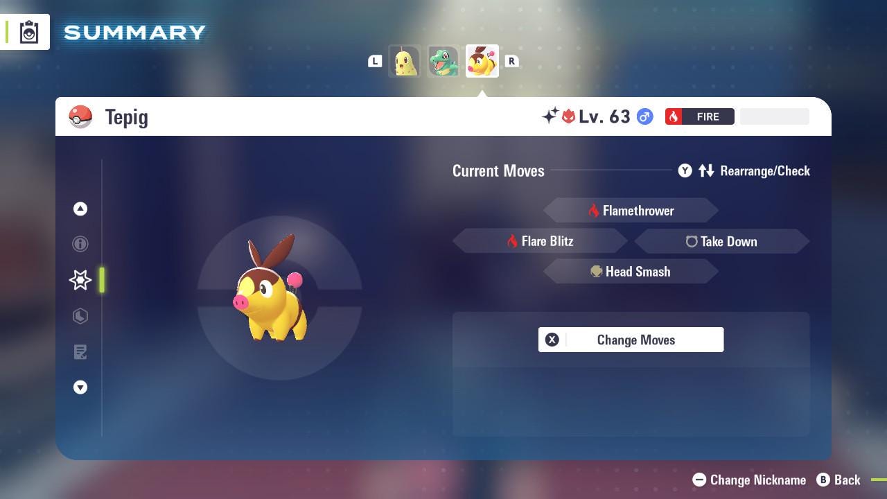 ALPHA SHINY 6IV Tepig / Pokémon Legends ZA / 6IV Pokemon / Shiny Pokemon / Competitive / Fast Trade / Pokerus / Rare Pokemon