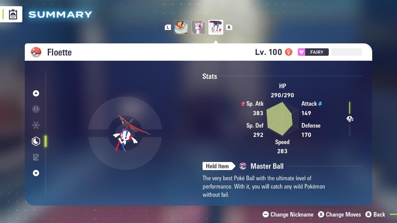 Non-Shiny 6IV Eternal Floette / Pokémon Legends ZA / 6IV Pokemon / Shiny Pokemon / Competitive / Fast Trade / Pokerus / Rare Pokemon