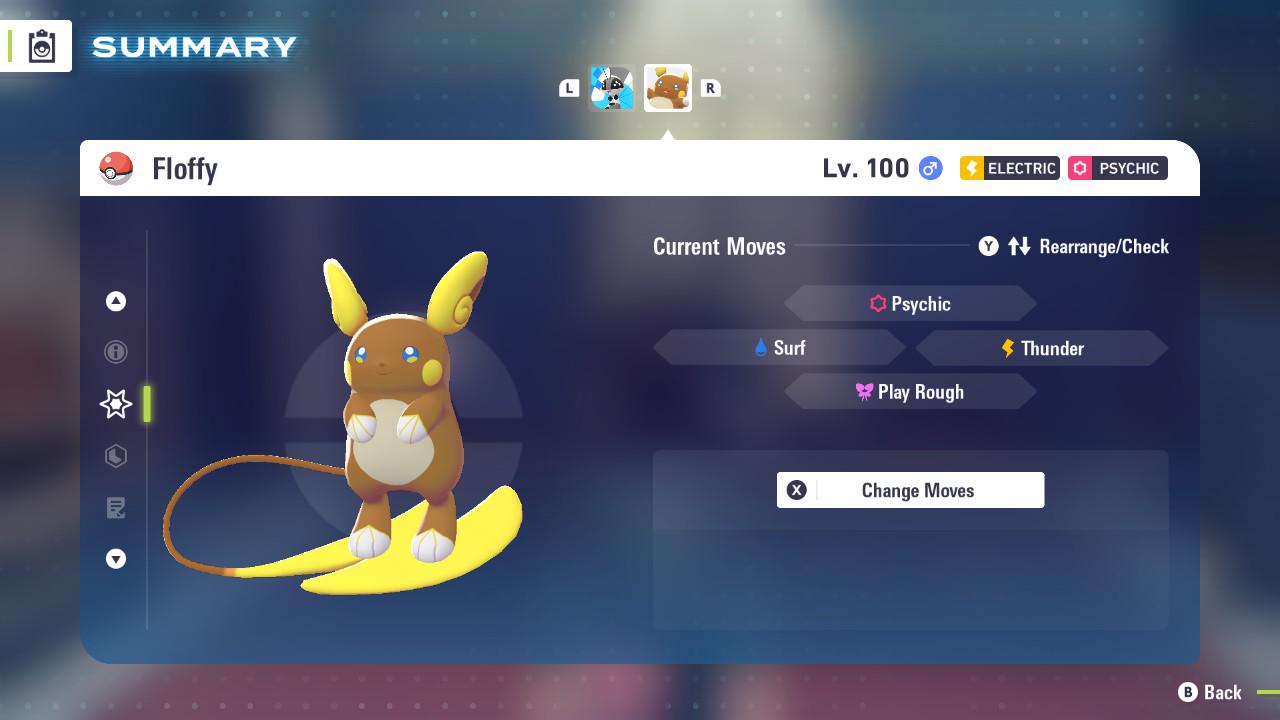 Pokemon Legends Z-A Non-Shiny 6IV ALOLAN RAICHU / Competitive Set Battle Ready EV Trained / Shiny Pokemon / Customizable / Fast Trade /