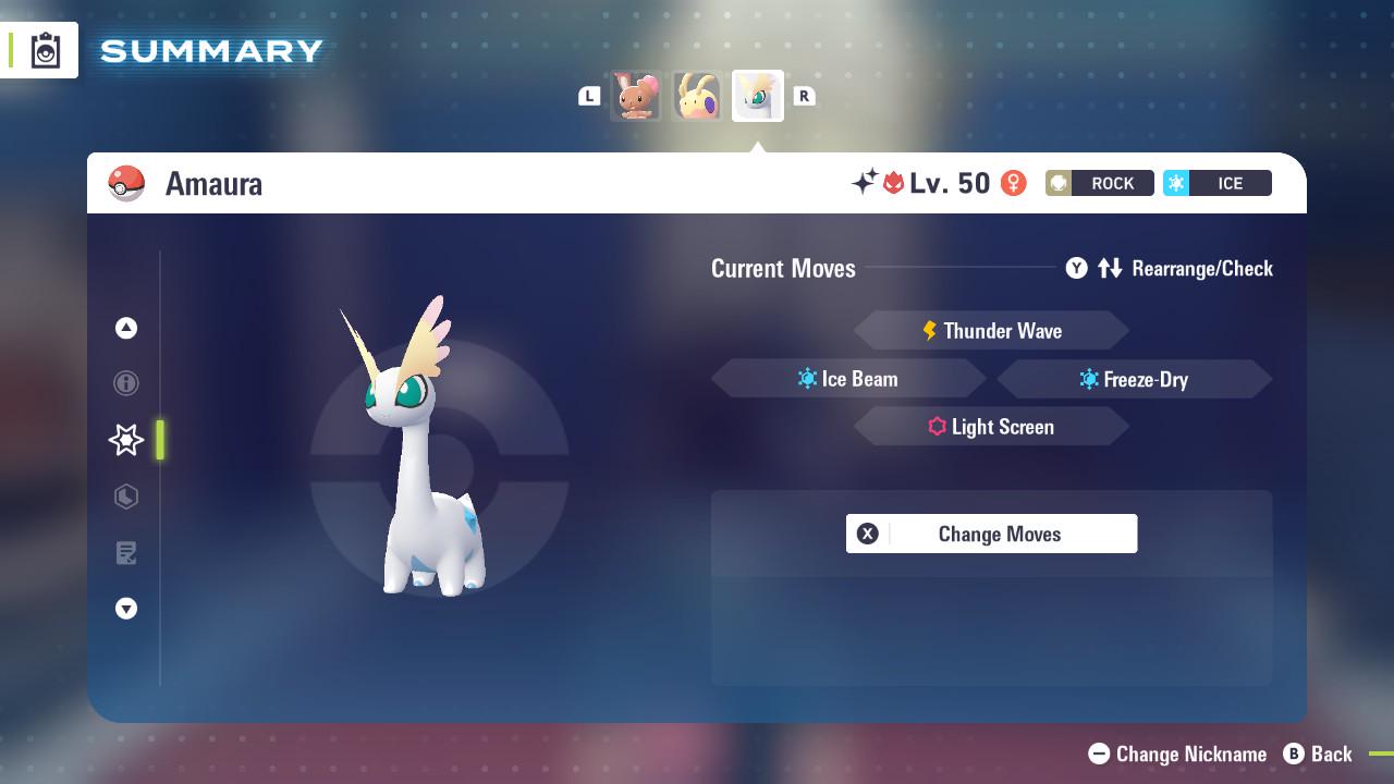 Pokemon Legends Z-A SHINY ALPHA 6IV Amaura / Competitive Set Battle Ready EV Trained / Shiny Pokemon / Customizable / Fast Trade /