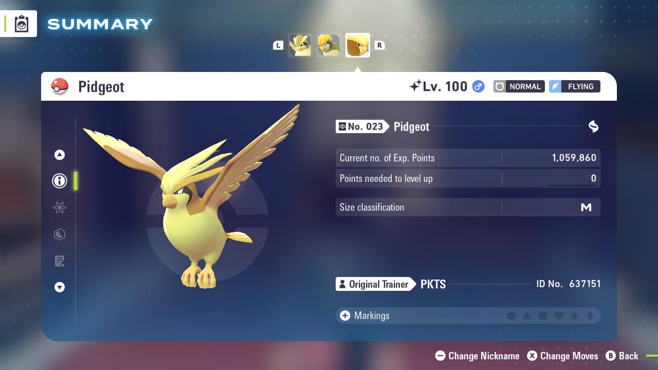 SHINY 6IV PIDGEOT / Pokémon Legends ZA / 6IV Pokemon / Shiny Pokemon / Competitive / Fast Trade / Pokerus / Rare Pokemon