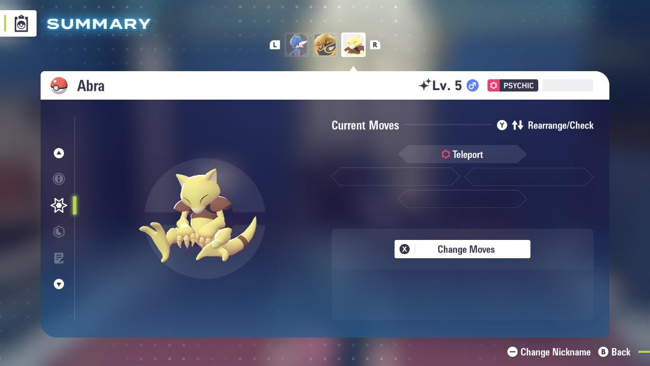 SHINY 6IV ABRA / Pokémon Legends ZA / 6IV Pokemon / Shiny Pokemon / Competitive / Fast Trade / Pokerus / Rare Pokemon