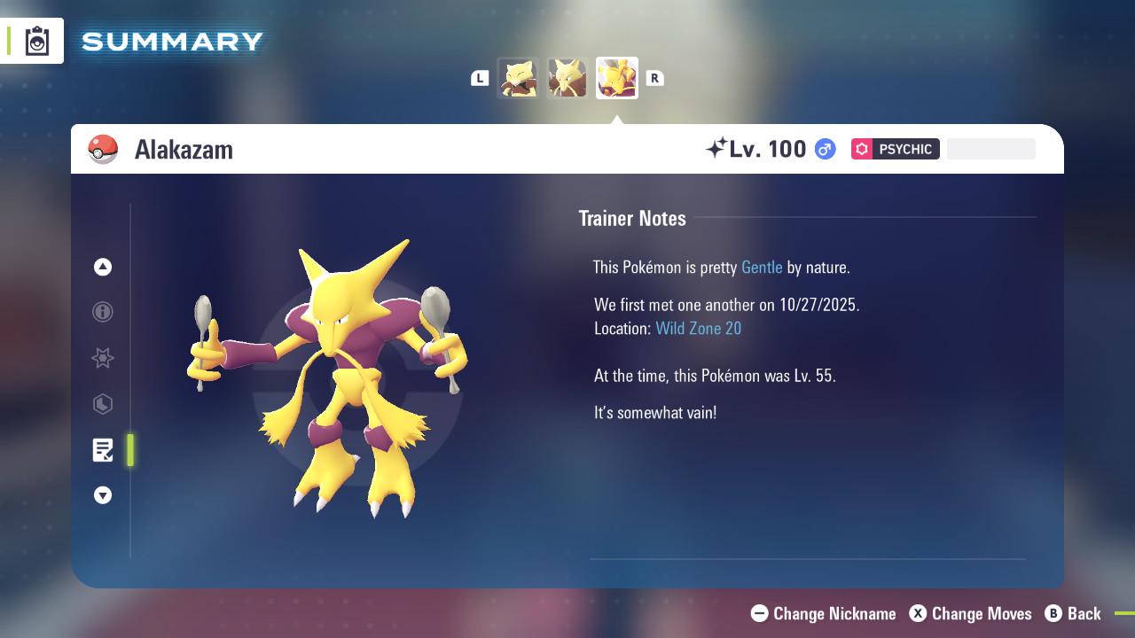SHINY 6IV ALAKAZAM / Pokémon Legends ZA / 6IV Pokemon / Shiny Pokemon / Competitive / Fast Trade / Pokerus / Rare Pokemon