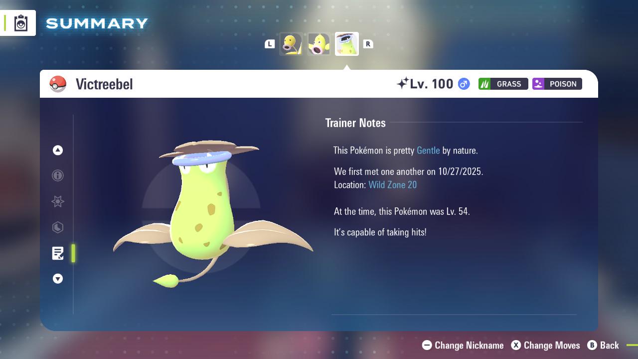 SHINY 6IV VICTREEBEL / Pokémon Legends ZA / Competitive Set Battle Ready EV Trained / Shiny Pokemon / Customizable / Fast Trade /