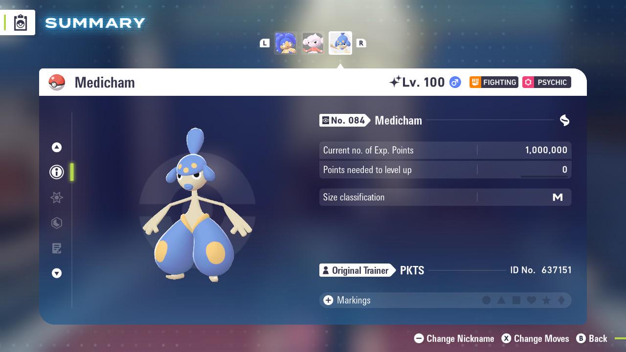 SHINY 6IV MEDICHAM / Pokémon Legends ZA / 6IV Pokemon / Shiny Pokemon / Competitive / Fast Trade / Pokerus / Rare Pokemon