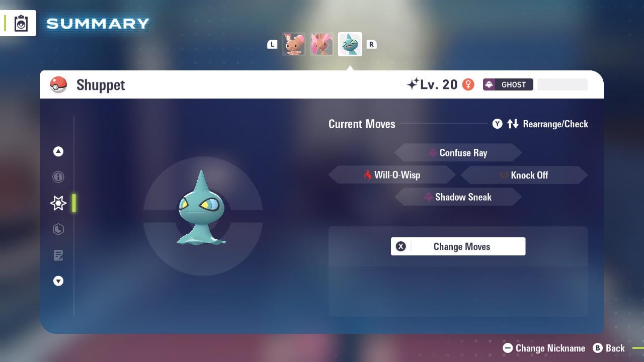 SHINY 6IV SHUPPET / Pokemon Legends Z-A / 6IV Pokemon / Shiny Pokemon / Competitive / Fast Trade / Pokerus / Rare Pokemon