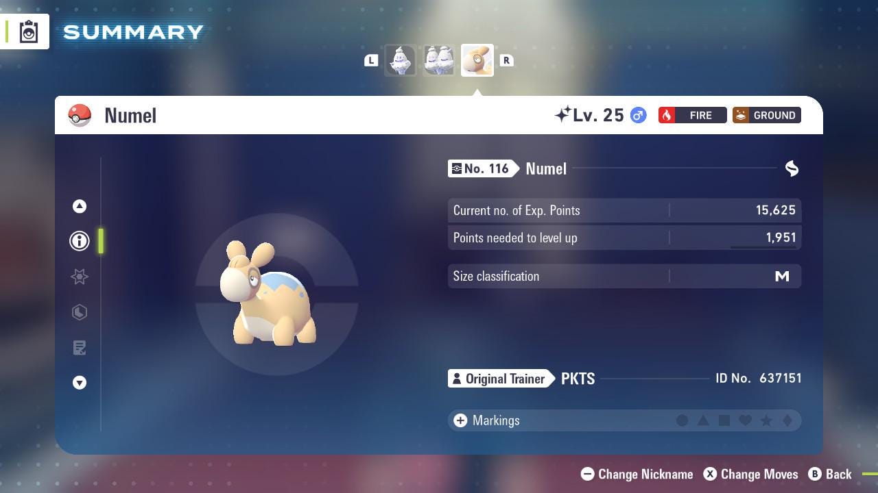 SHINY 6IV NUMEL / Pokémon Legends ZA / 6IV Pokemon / Shiny Pokemon / Competitive / Fast Trade / Pokerus / Rare Pokemon