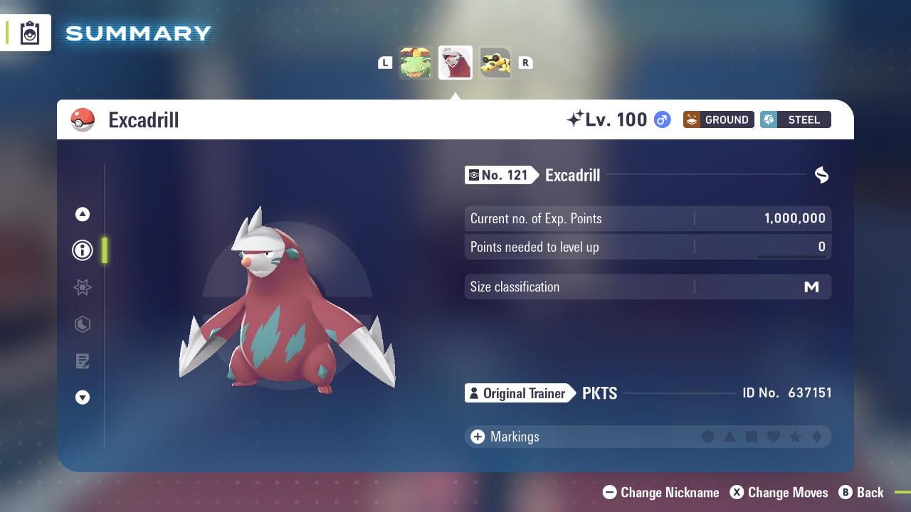 SHINY 6IV EXCADRILL / Pokémon Legends ZA / 6IV Pokemon / Shiny Pokemon / Competitive / Fast Trade / Pokerus / Rare Pokemon