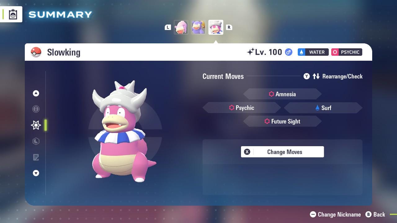 SHINY 6IV SLOWKING / Pokémon Legends ZA / 6IV Pokemon / Shiny Pokemon / Competitive / Fast Trade / Pokerus / Rare Pokemon