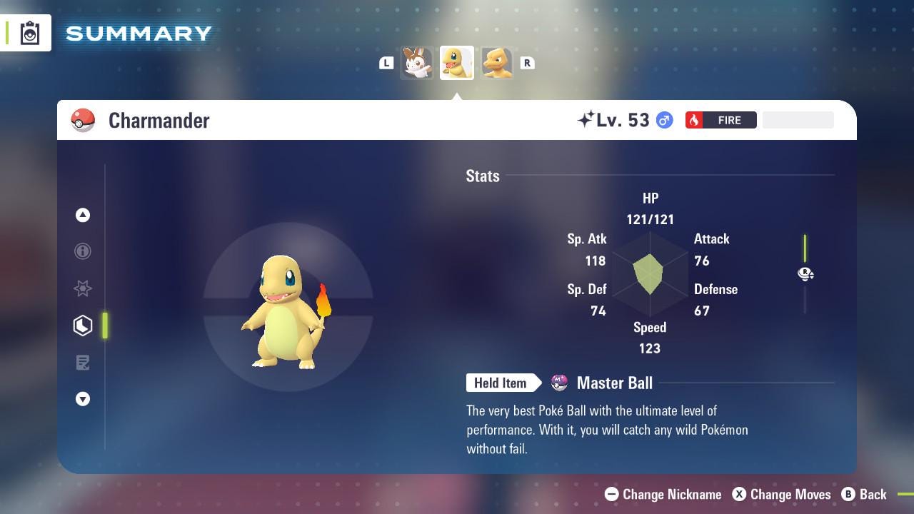 SHINY 6IV CHARMANDER / Pokémon Legends ZA / 6IV Pokemon / Shiny Pokemon / Competitive / Fast Trade / Pokerus / Rare Pokemon