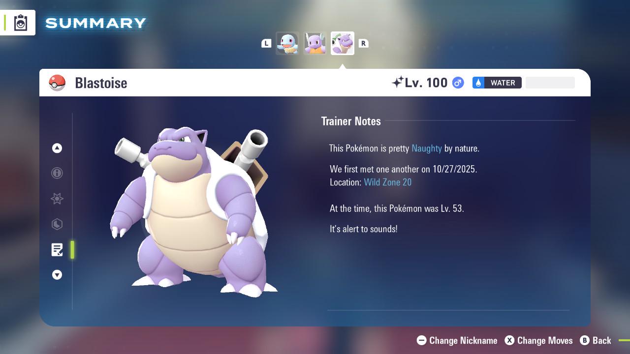 SHINY 6IV BLASTOISE / Pokémon Legends ZA / 6IV Pokemon / Shiny Pokemon / Competitive / Fast Trade / Pokerus / Rare Pokemon