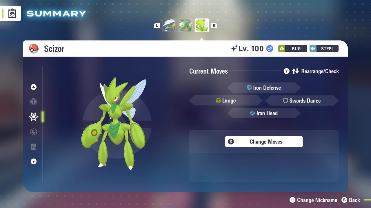 SHINY 6IV SCIZOR / Pokemon Legends Z-A / Competitive Set Battle Ready EV Trained / Shiny Pokemon / Customizable / Fast Trade /
