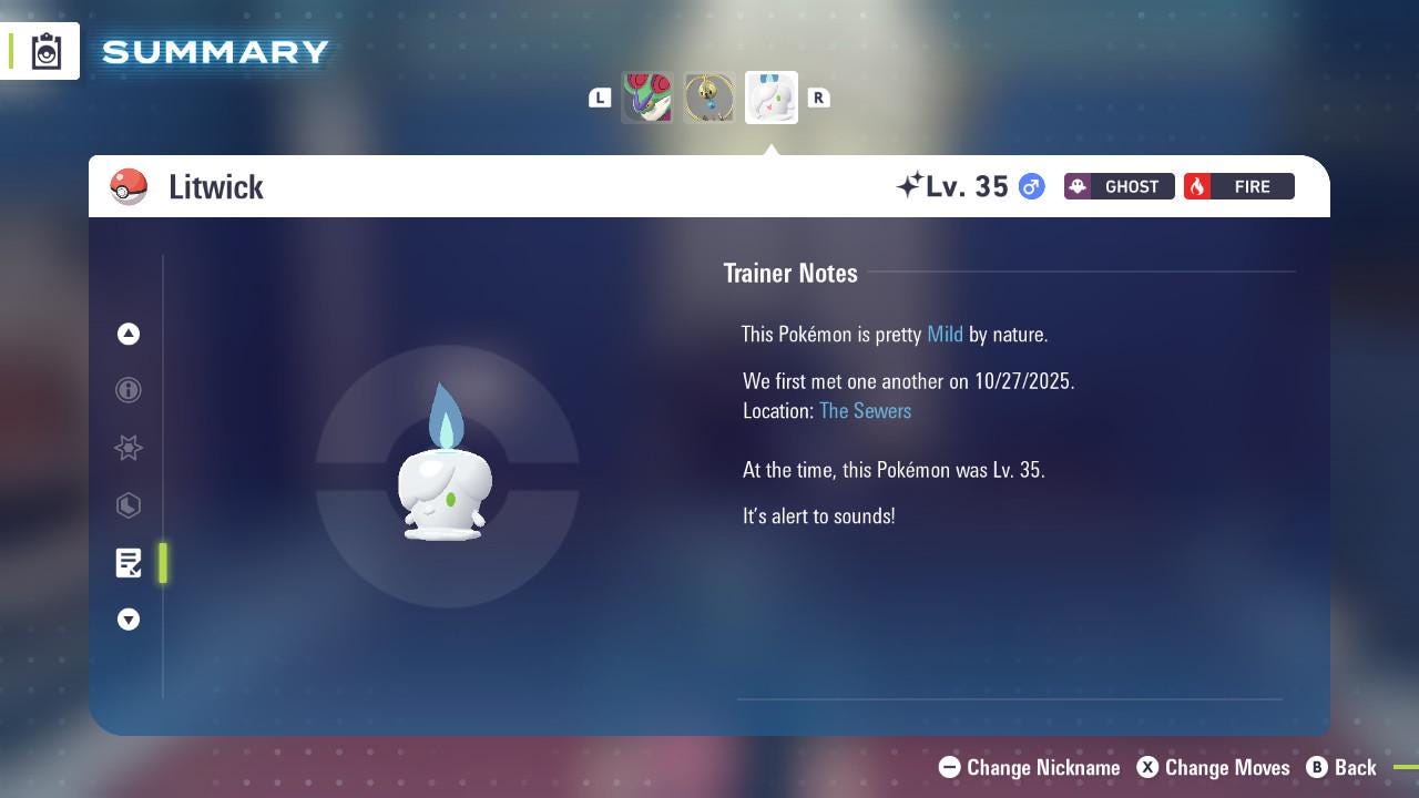 SHINY 6IV LITWICK / Pokémon Legends ZA / 6IV Pokemon / Shiny Pokemon / Competitive / Fast Trade / Pokerus / Rare Pokemon