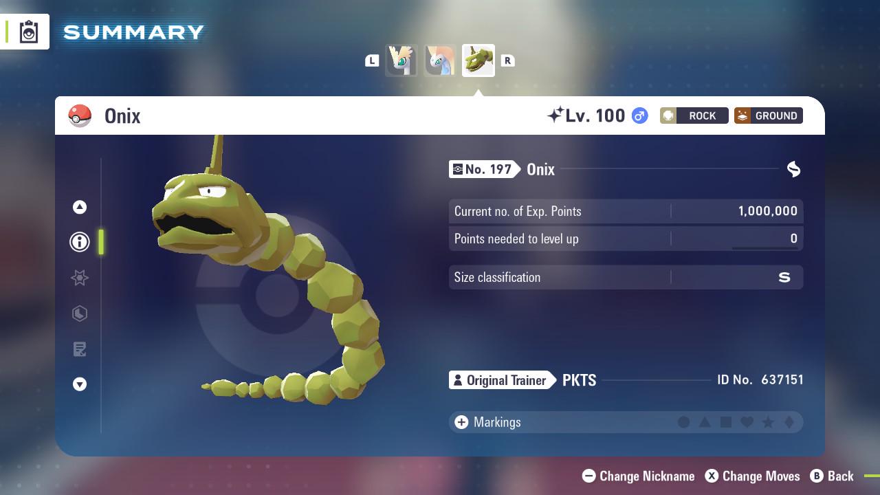 SHINY 6IV ONIX / Pokémon Legends ZA / 6IV Pokemon / Shiny Pokemon / Competitive / Fast Trade / Pokerus / Rare Pokemon