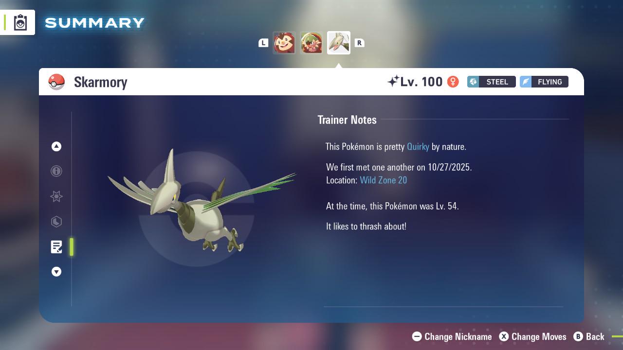 SHINY 6IV SKARMORY / Pokémon Legends ZA / 6IV Pokemon / Shiny Pokemon / Competitive / Fast Trade / Pokerus / Rare Pokemon