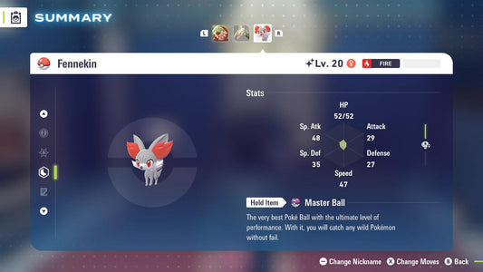 SHINY 6IV FENNEKIN / Pokémon Legends ZA / 6IV Pokemon / Shiny Pokemon / Competitive / Fast Trade / Pokerus / Rare Pokemon