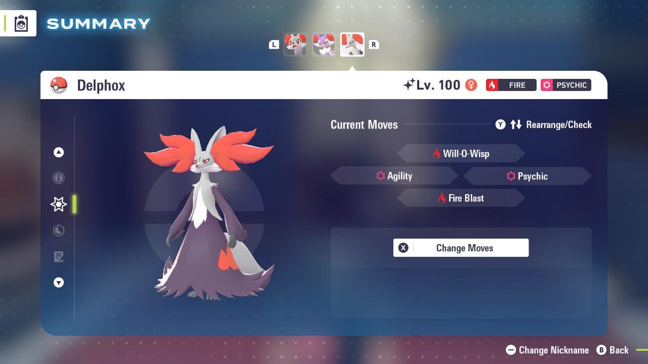 SHINY 6IV DELPHOX / Pokémon Legends ZA / 6IV Pokemon / Shiny Pokemon / Competitive / Fast Trade / Pokerus / Rare Pokemon