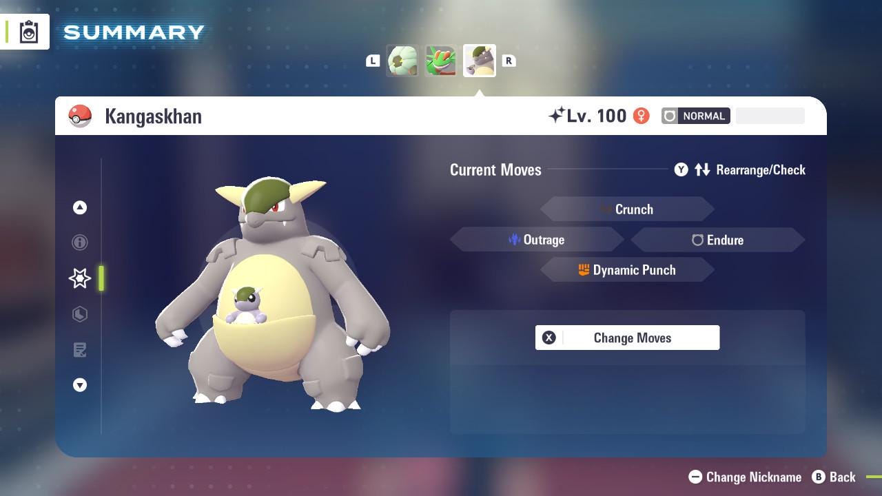 SHINY 6IV KANGASKHAN / Pokémon Legends ZA / 6IV Pokemon / Shiny Pokemon / Competitive / Fast Trade / Pokerus / Rare Pokemon
