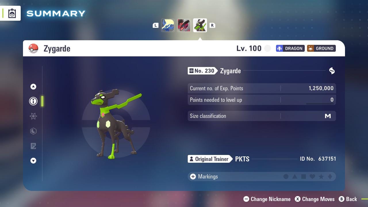 Non-Shiny 6IV 10% ZYGARDE / Pokémon Legends ZA / 6IV Pokemon / Shiny Pokemon / Competitive / Fast Trade / Pokerus / Rare Pokemon