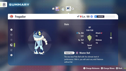 ALPHA SHINY 6IV Frogadier / Pokémon Legends ZA / 6IV Pokemon / Shiny Pokemon / Competitive / Fast Trade / Pokerus / Rare Pokemon