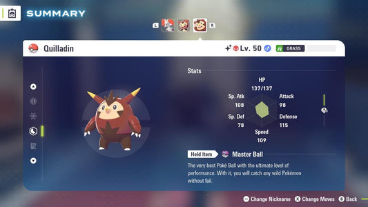 ALPHA SHINY 6IV Quilladin / Pokémon Legends ZA / 6IV Pokemon / Shiny Pokemon / Competitive / Fast Trade / Pokerus / Rare Pokemon