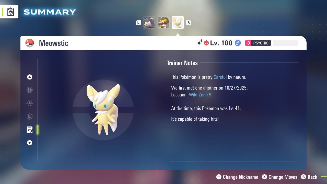 ALPHA SHINY 6IV Meowstic / Pokémon Legends ZA / 6IV Pokemon / Shiny Pokemon / Competitive / Fast Trade / Pokerus / Rare Pokemon