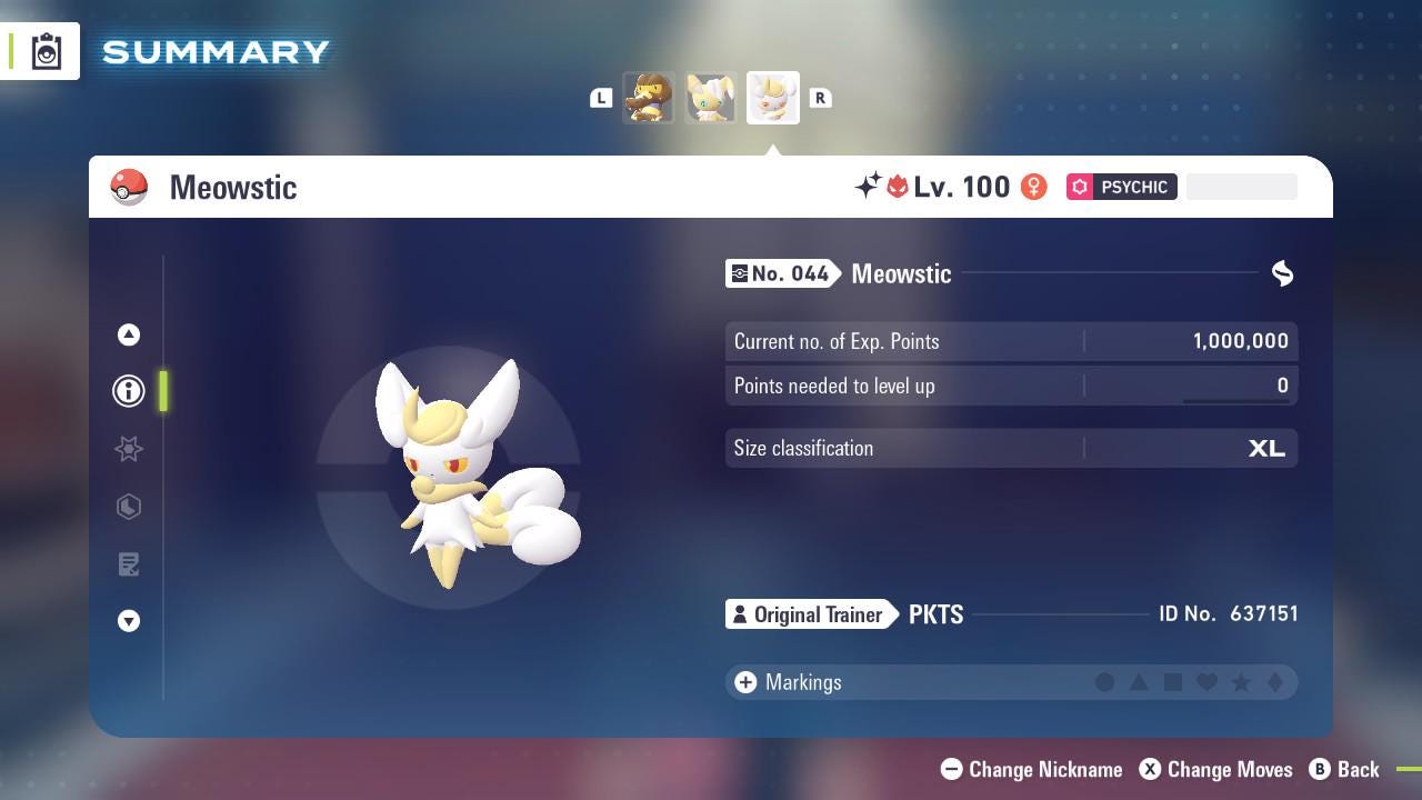 ALPHA SHINY 6IV Meowstic / Pokemon Legends Z-A / 6IV Pokemon / Shiny Pokemon / Competitive / Fast Trade / Pokerus / Rare Pokemon