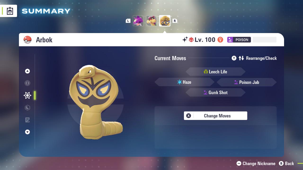 ALPHA SHINY 6IV Arbok / Pokemon Legends Z-A / 6IV Pokemon / Shiny Pokemon / Competitive / Fast Trade / Pokerus / Rare Pokemon