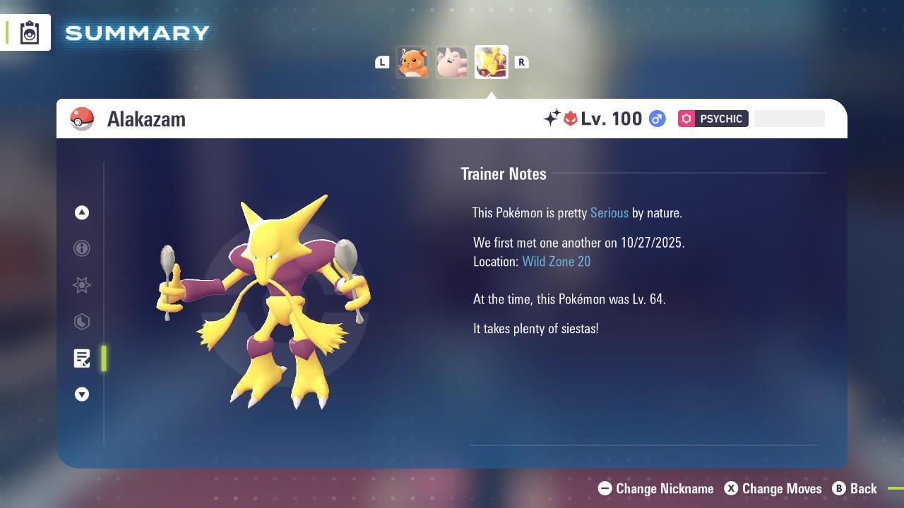 ALPHA SHINY 6IV Alakazam / Pokemon Legends Z-A / 6IV Pokemon / Shiny Pokemon / Competitive / Fast Trade / Pokerus / Rare Pokemon