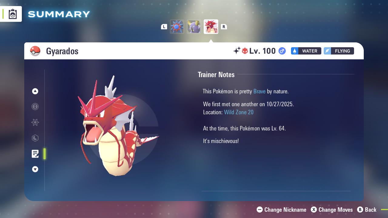ALPHA SHINY 6IV Gyarados / Pokémon Legends ZA / 6IV Pokemon / Shiny Pokemon / Competitive / Fast Trade / Pokerus / Rare Pokemon