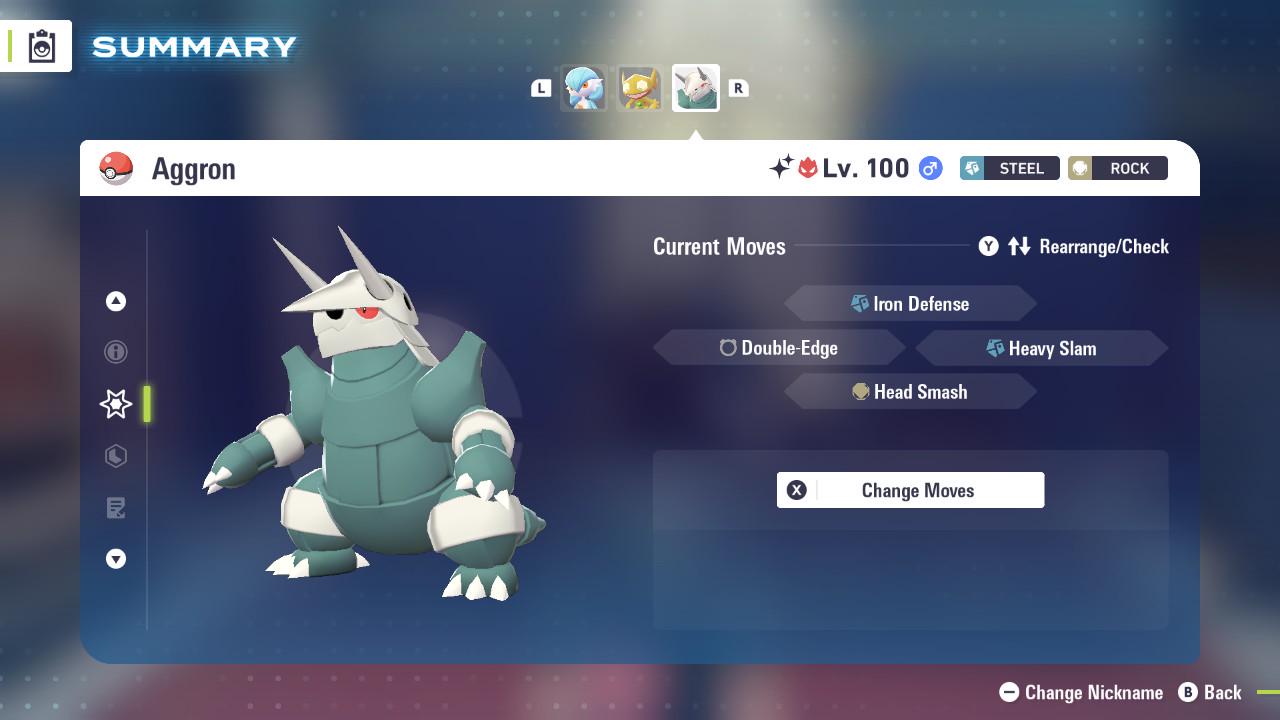 ALPHA SHINY 6IV Aggron / Pokemon Legends Z-A / 6IV Pokemon / Shiny Pokemon / Competitive / Fast Trade / Pokerus / Rare Pokemon