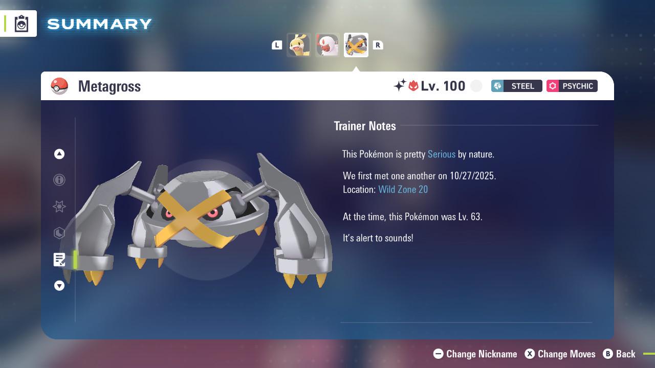 ALPHA SHINY 6IV Metagross / Pokémon Legends ZA / 6IV Pokemon / Shiny Pokemon / Competitive / Fast Trade / Pokerus / Rare Pokemon