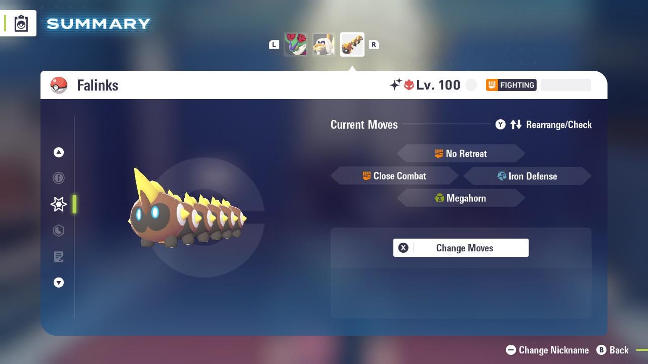 ALPHA SHINY 6IV Falinks / Pokémon Legends ZA / 6IV Pokemon / Shiny Pokemon / Competitive / Fast Trade / Pokerus / Rare Pokemon