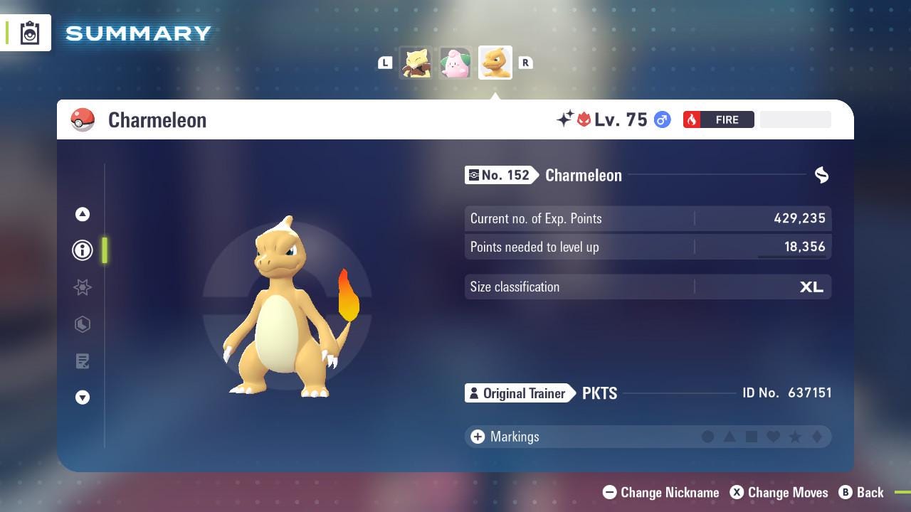 Pokemon Legends Z-A SHINY ALPHA 6IV Charmeleon / Competitive Set Battle Ready EV Trained / Shiny Pokemon / Customizable / Fast Trade /
