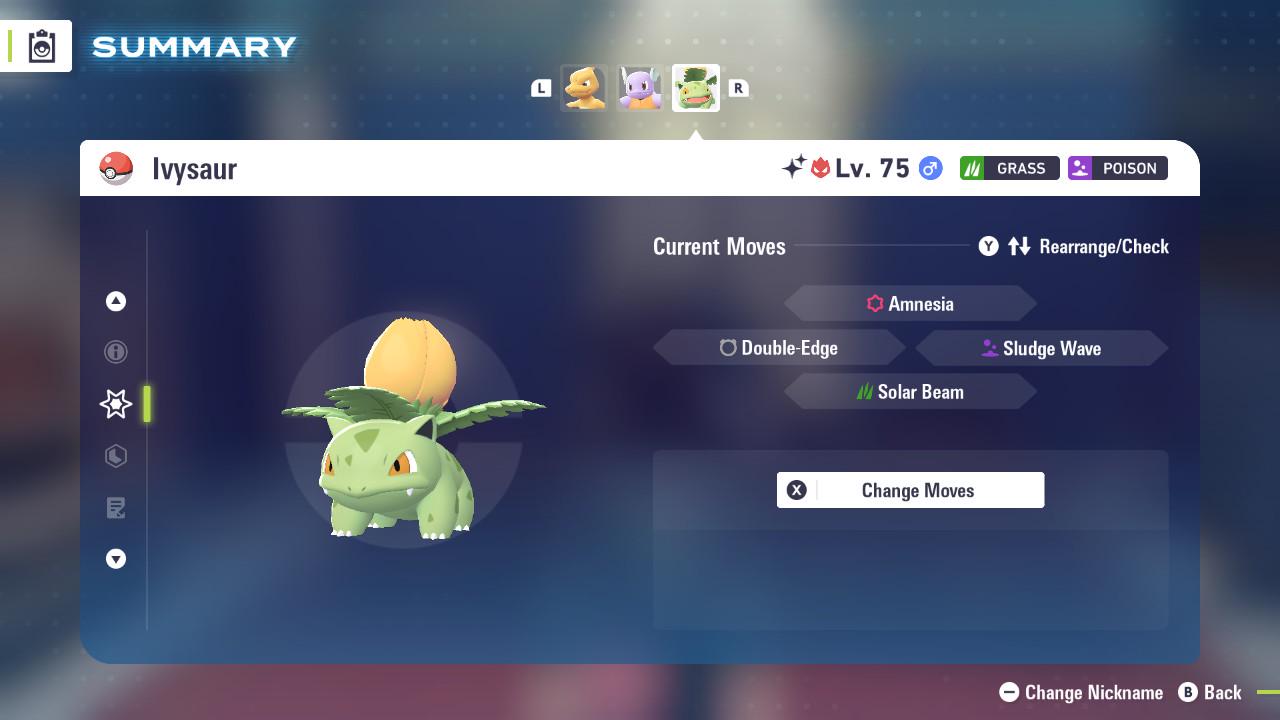 Pokemon Legends Z-A SHINY ALPHA 6IV Ivysaur / Competitive Set Battle Ready EV Trained / Shiny Pokemon / Customizable / Fast Trade /