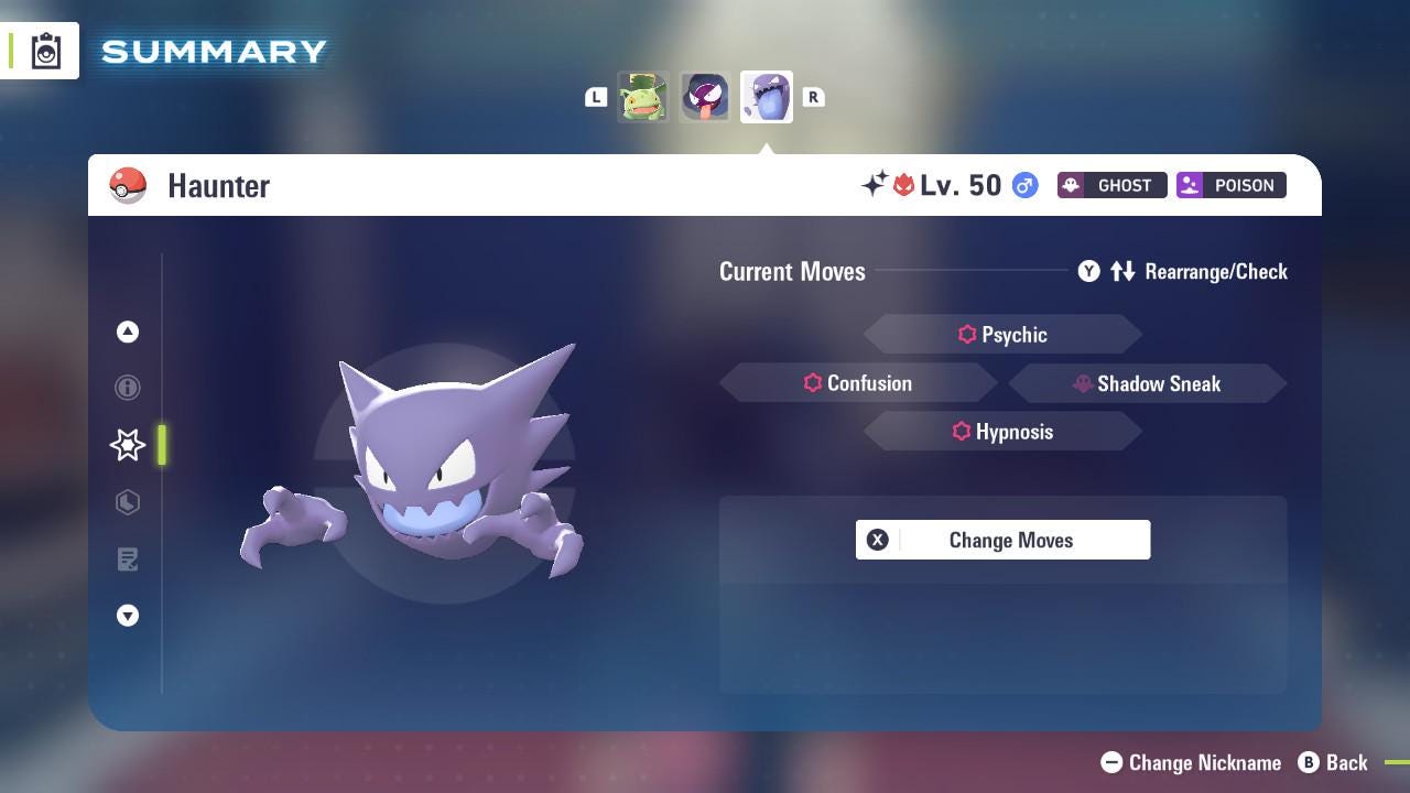 Pokemon Legends Z-A SHINY ALPHA 6IV Haunter / Competitive Set Battle Ready EV Trained / Shiny Pokemon / Customizable / Fast Trade /