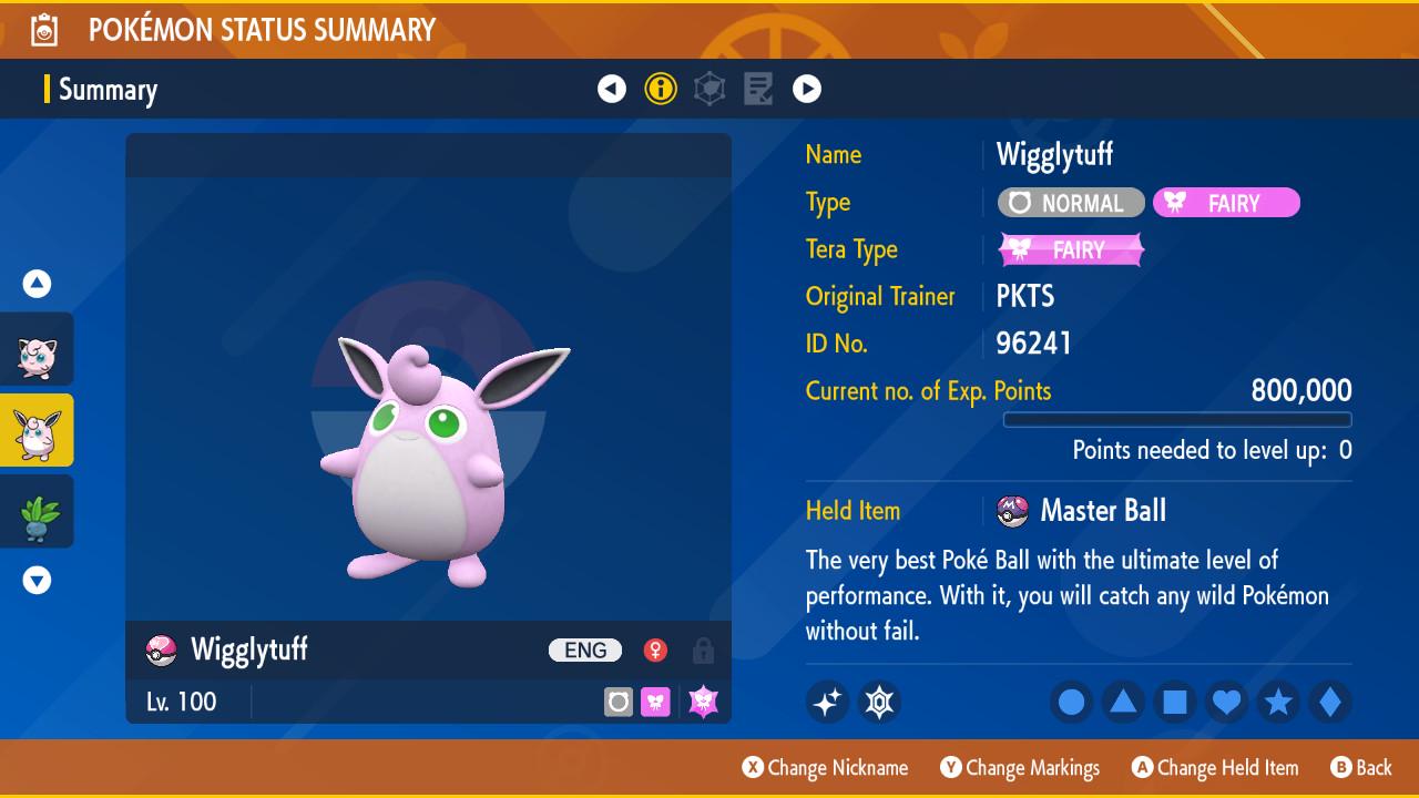 Wigglytuff | Pokémon Scarlet and Violet | Shiny 6IV | Competitive - Instant Delivery Trade