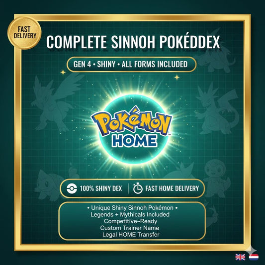Pokemon HOME 6IV Shiny SINNOH POKEDEX / Pokemon Scarlet Violet / Pokemon Sword Shield, Pokemon Lets Go, Pokemon BdSp, Pokemon Legends Arceus
