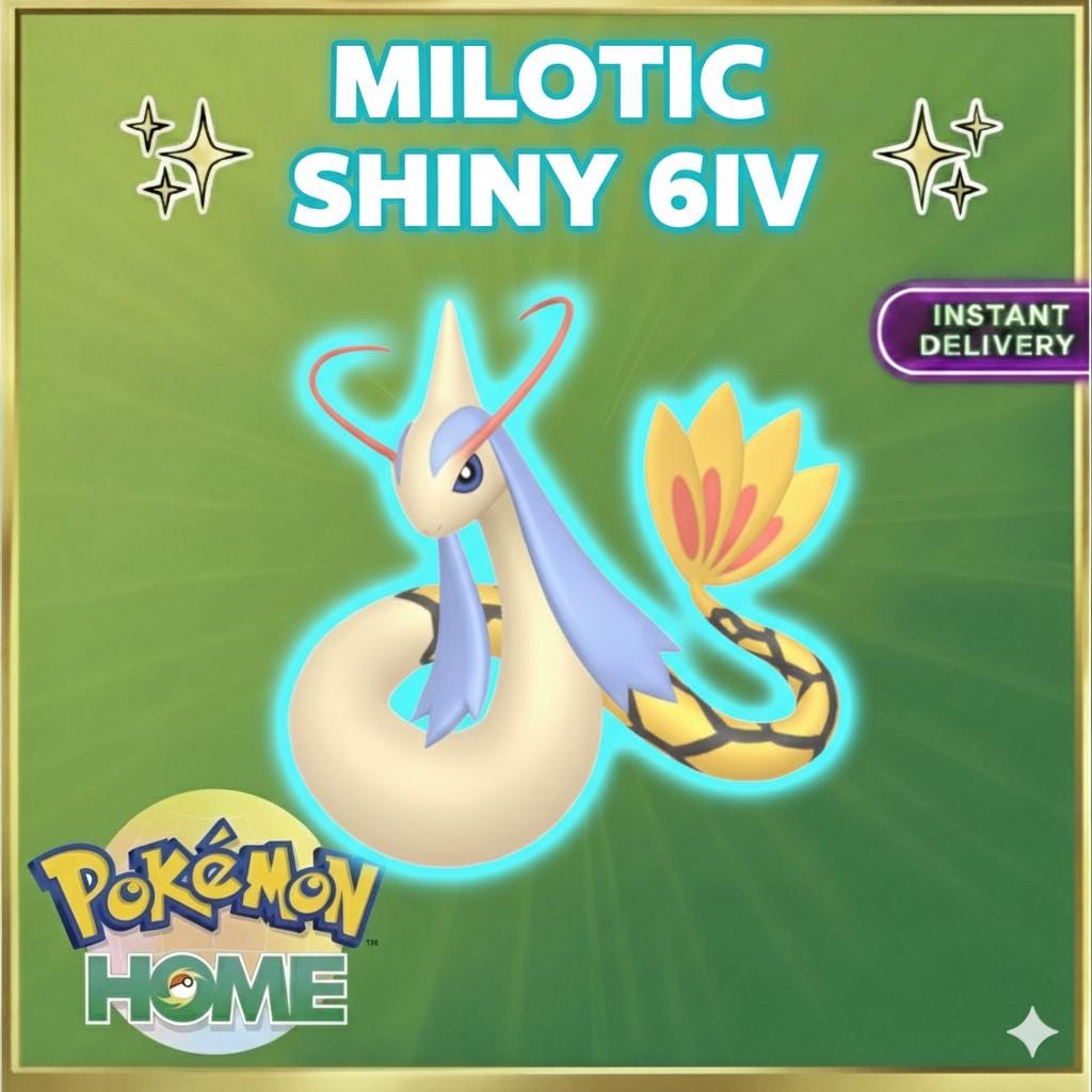 Pokemon HOME Shiny 6IV Milotic Custom Ot Event Sv Trade FAST DELIVERY Ready