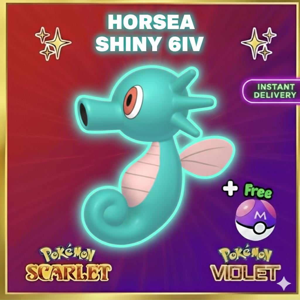 | Pokémon Scarlet and Violet | Shiny 6IV | Competitive - Instant Delivery Trade